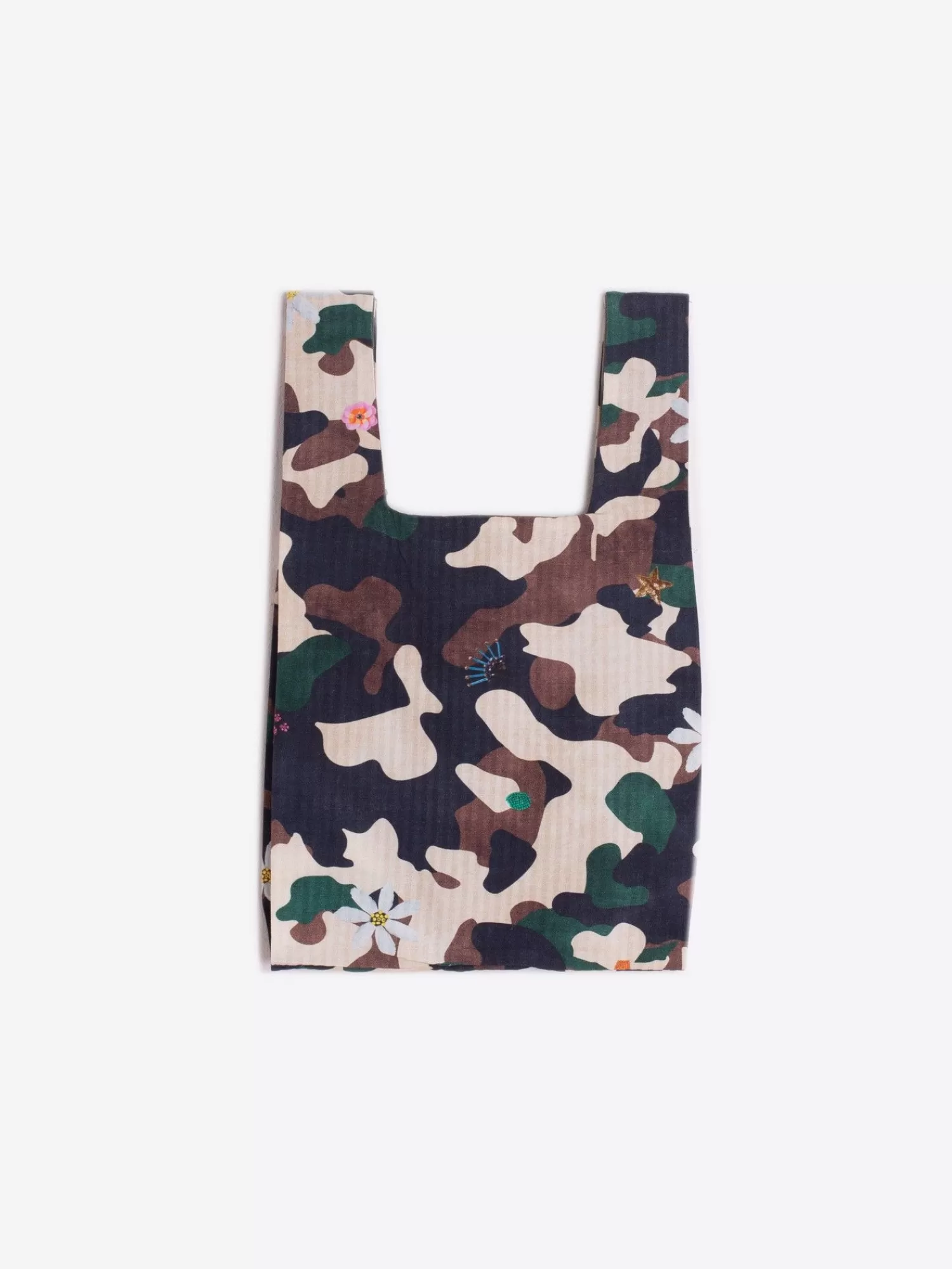 Mujer Vilagallo Bolso Estampado Camuflaje