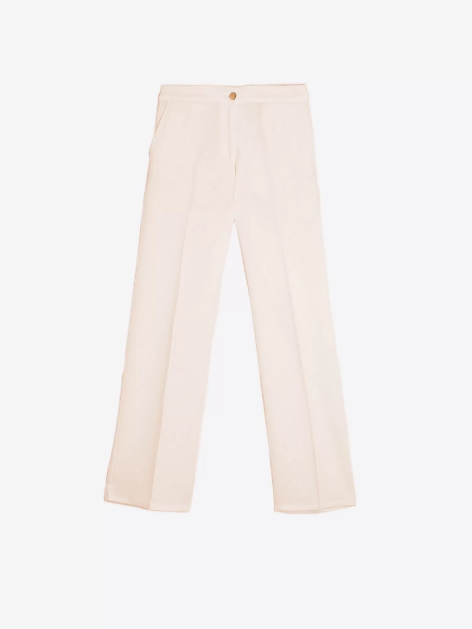 Mujer Vilagallo Pantalon Tiffany Crep Crudo Strech