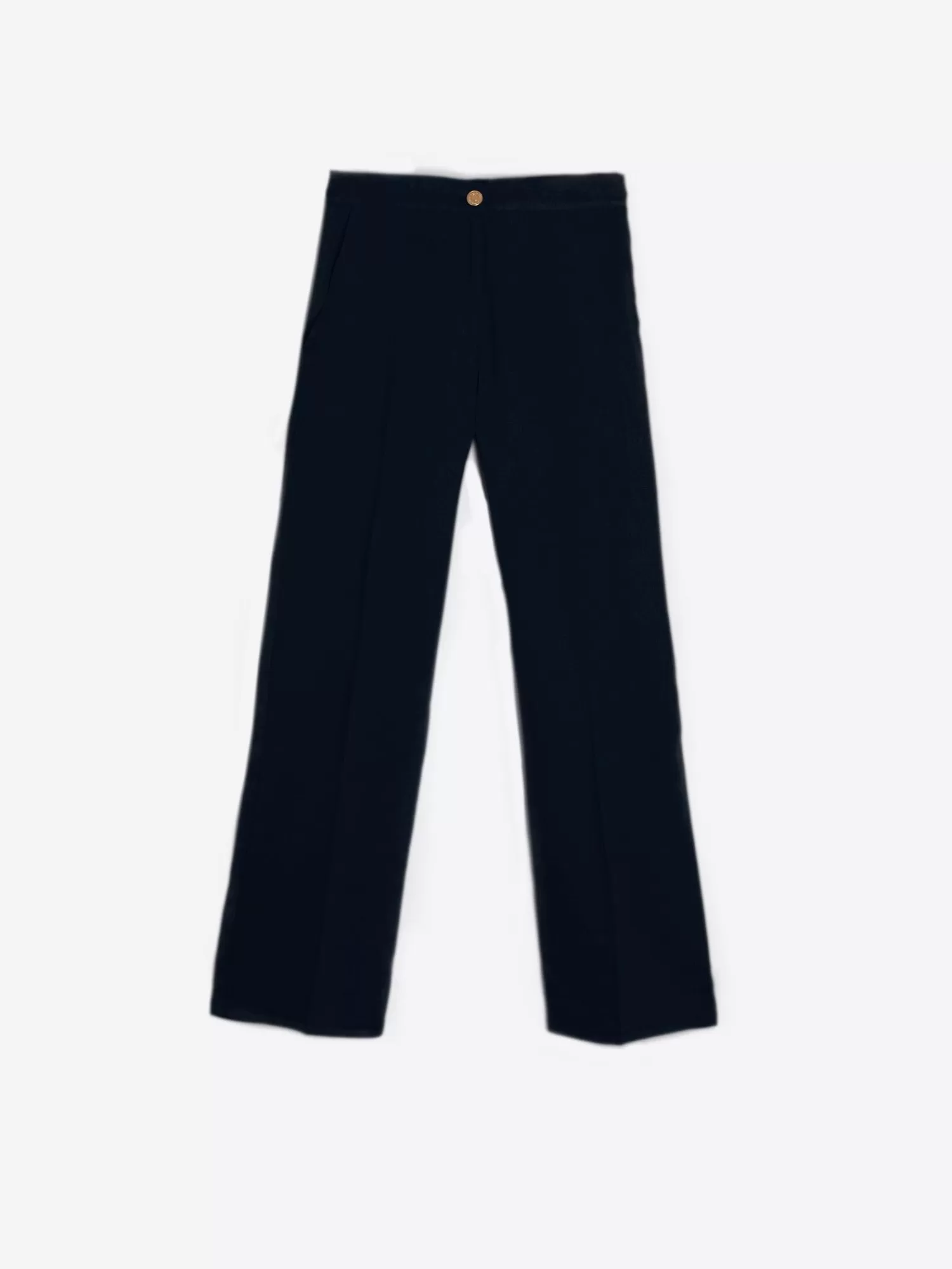 Mujer Vilagallo Pantalon Tiffany Navy Poplin Elast